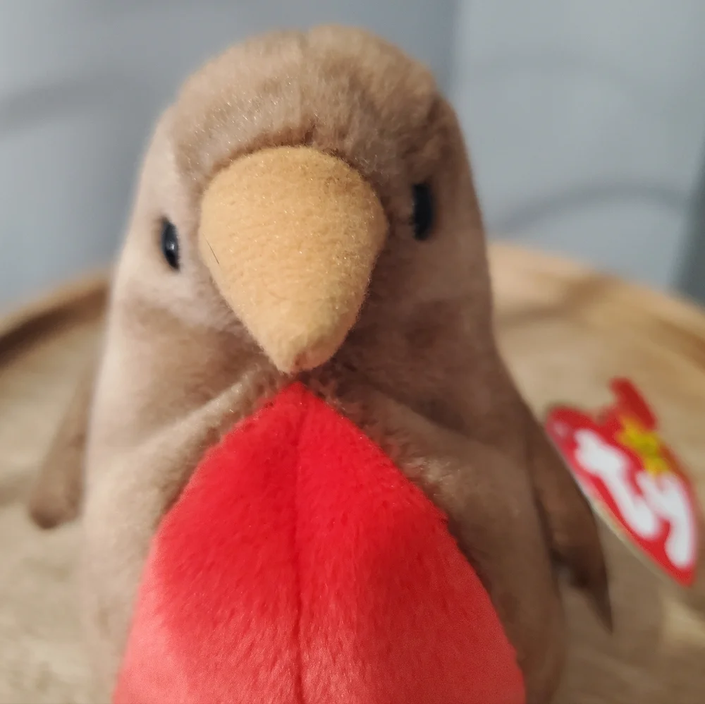 TY EARLY THE ROBIN BIRD BEANIE BABY RETIRED 1997 /ERROR